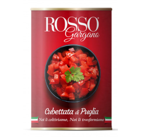 Томати різані тм Rosso Gargano 400 г Томати різані тм Rosso Gargano 400 г